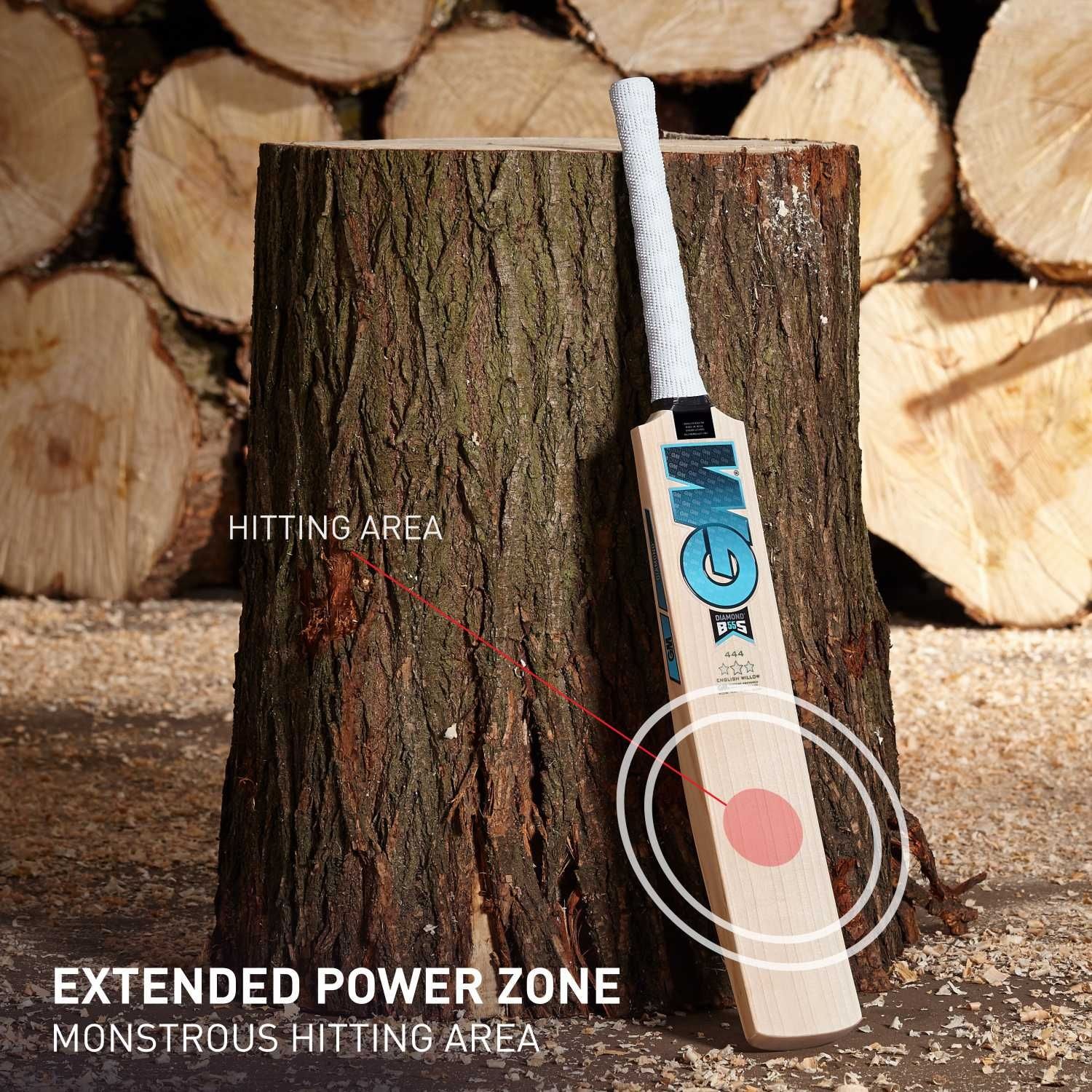 GM 444 English Willow Cricket Bat